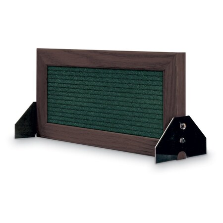United Visual Products Indoor Enclosed Combo Board, 48"x36", Bronze Frame/Black & Dark Spruce UVCB4836BZ-BLACK-DRKSPR
